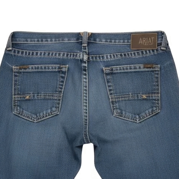 Ariat M5 Men's Blue Jeans Size 38 - Picture 5 of 6